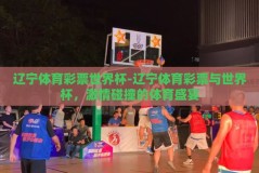 辽宁体育彩票世界杯-辽宁体育彩票与世界杯，激情碰撞的体育盛宴
