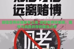 微信世界杯赌球怎么赌-微信世界杯赌球，理性与风险并存的娱乐边界