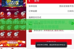 微信怎样买世界杯彩票-微信购彩世界杯，便捷与安全的数字娱乐新体验
