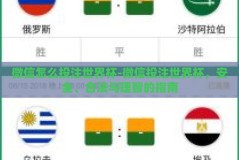 微信怎么投注世界杯-微信投注世界杯，安全、合法与理智的指南