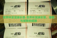 世界杯买足球彩票-世界杯足球彩票，激情与策略的碰撞
