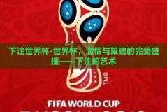 下注世界杯-世界杯，激情与策略的完美碰撞——下注的艺术