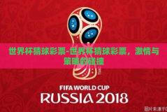 世界杯猜球彩票-世界杯猜球彩票，激情与策略的碰撞