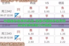 中国体彩世界杯玩法-探索中国体彩世界杯玩法的多样魅力与挑战