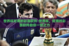 世界杯好用的彩票软件-世界杯，好用的彩票软件助你一臂之力
