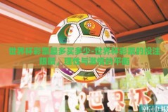 世界杯彩票最多买多少-世界杯彩票的投注限额，理性与激情的平衡