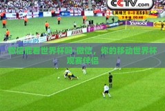 微信能看世界杯吗-微信，你的移动世界杯观赛伴侣