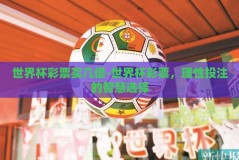 世界杯彩票买几倍-世界杯彩票，理性投注的智慧选择