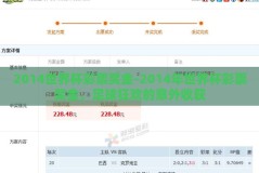 2014世界杯彩票奖金-2014年世界杯彩票奖金，足球狂欢的意外收获