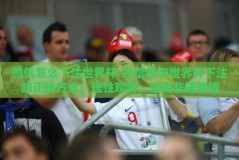 微信怎么下注世界杯-微信参与世界杯下注的正确方式，理性观赛，远离非法赌博