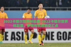 2022卡塔尔世界杯彩票-2022卡塔尔世界杯彩票，梦想与机遇的交汇点