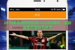 2018世界杯足彩彩票-2018世界杯，足彩彩票的激情与梦想