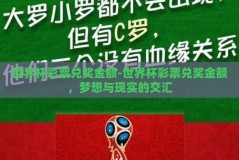 世界杯彩票兑奖金额-世界杯彩票兑奖金额，梦想与现实的交汇