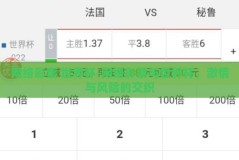 网络彩票 世界杯-网络彩票与世界杯，激情与风险的交织
