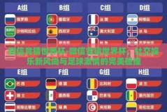 微信竞猜世界杯-微信竞猜世界杯，社交娱乐新风尚与足球激情的完美碰撞