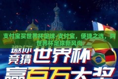 支付宝买世界杯足球-支付宝，便捷之选，购世界杯足球新风尚