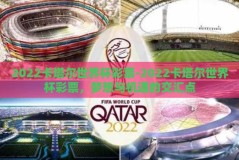 2022卡塔尔世界杯彩票-2022卡塔尔世界杯彩票，梦想与机遇的交汇点