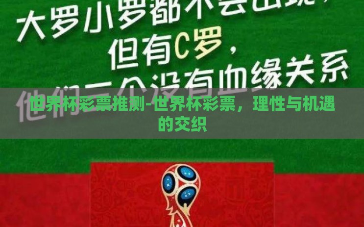 世界杯彩票推测-世界杯彩票，理性与机遇的交织