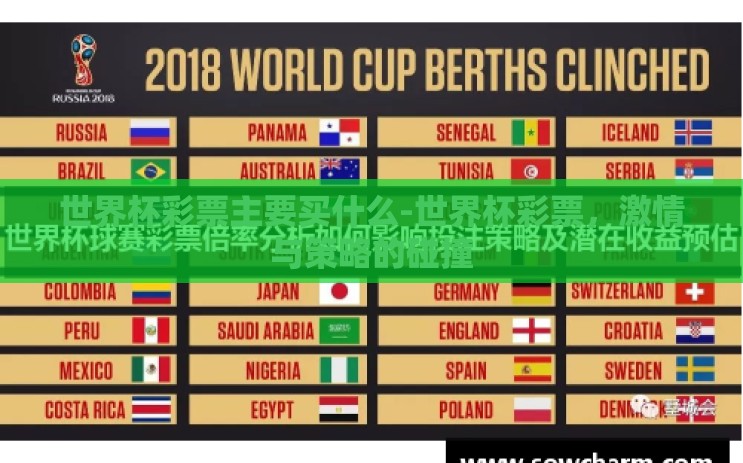 世界杯彩票主要买什么-世界杯彩票,激情与策略的碰撞 世界杯彩票主要买什么-世界杯彩票,激情与策略的碰撞