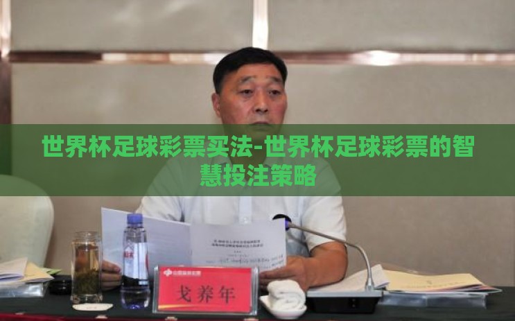 世界杯足球彩票买法-世界杯足球彩票的智慧投注策略