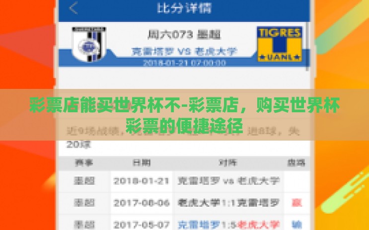 彩票店能买世界杯不-彩票店,购买世界杯彩票的便捷途径 彩票店能买世界杯不-彩票店,购买世界杯彩票的便捷途径