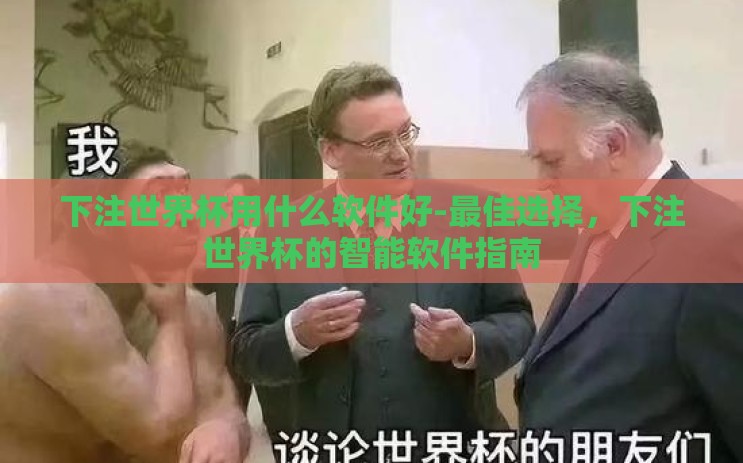 下注世界杯用什么软件好-最佳选择，下注世界杯的智能软件指南