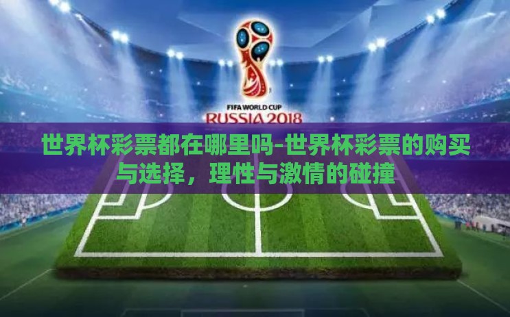 世界杯彩票都在哪里吗-世界杯彩票的购买与选择，理性与激情的碰撞