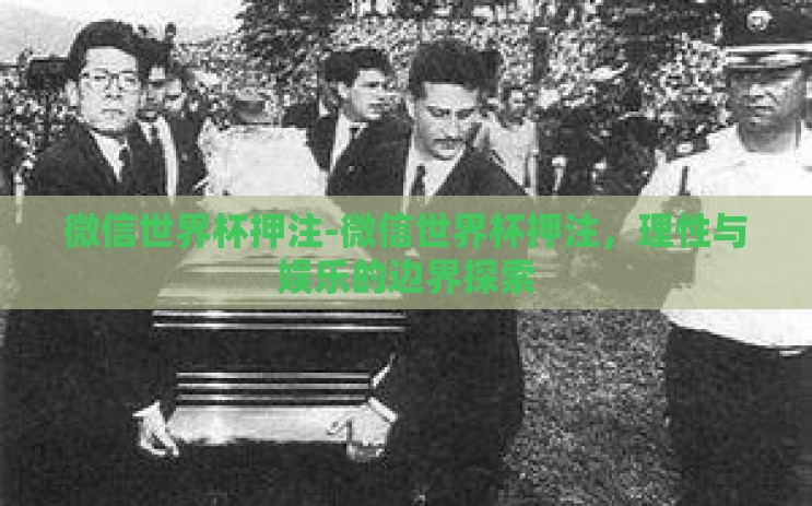 微信世界杯押注-微信世界杯押注，理性与娱乐的边界探索