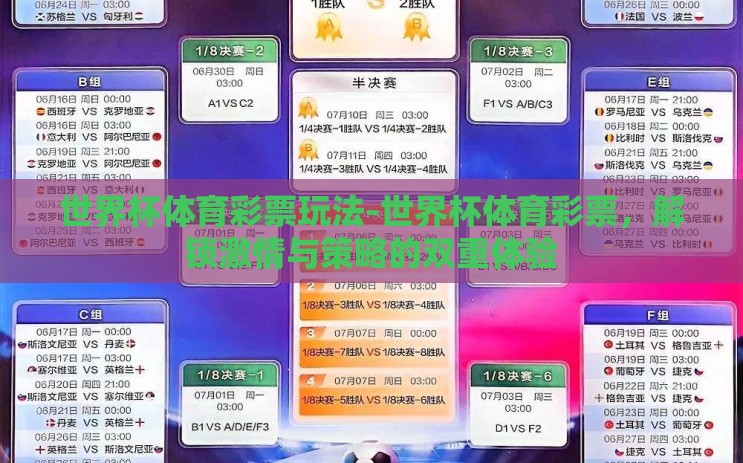 世界杯体育彩票玩法-世界杯体育彩票，解锁激情与策略的双重体验
