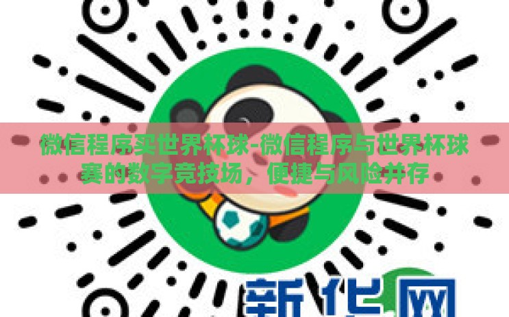 微信程序买世界杯球-微信程序与世界杯球赛的数字竞技场，便捷与风险并存